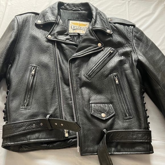 Open Road Vintage Biker Jacket - Picture 1 of 12